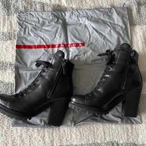 Prada Combat Boots